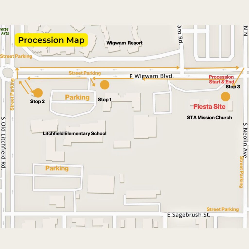 Procession Map