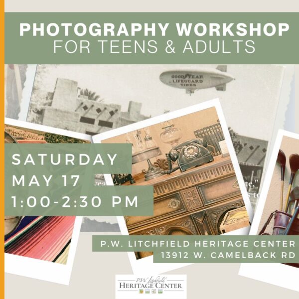 Enrichment Class - Photography Workshop for Teens and Adults